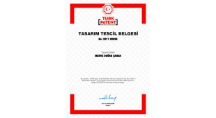 Tasarım Tescil Belgesi